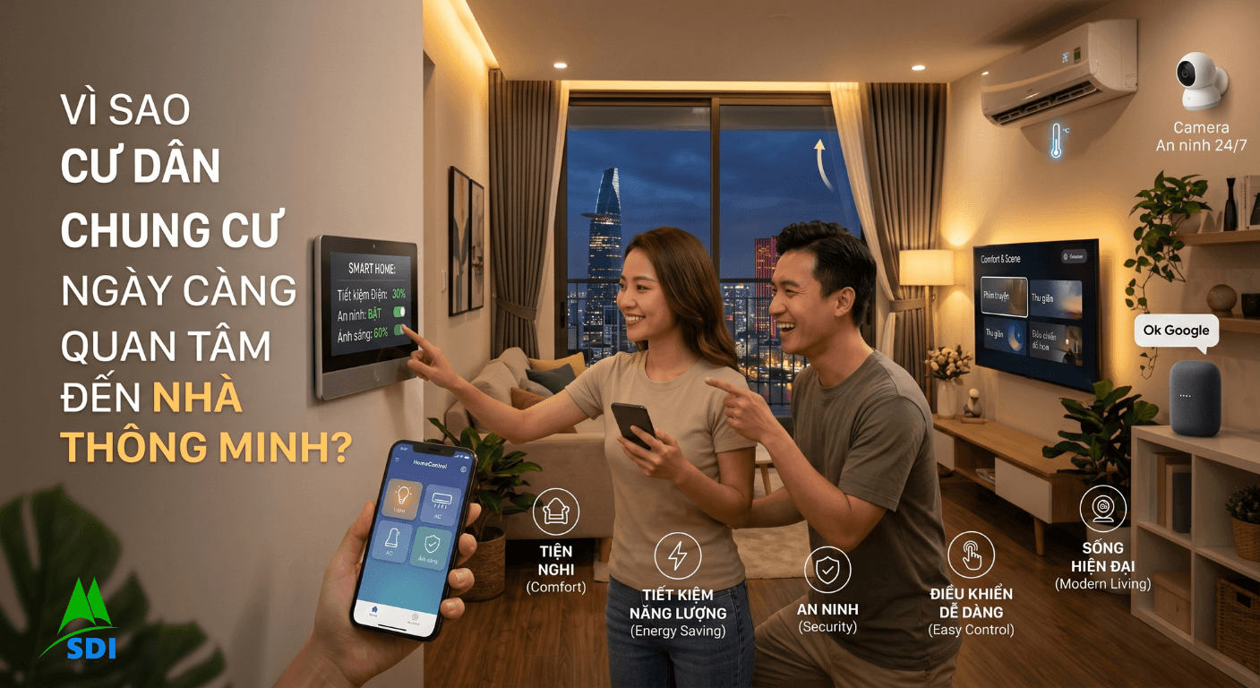 Vì sao cư dân chung cư ngày càng quan tâm đến nhà thông minh
