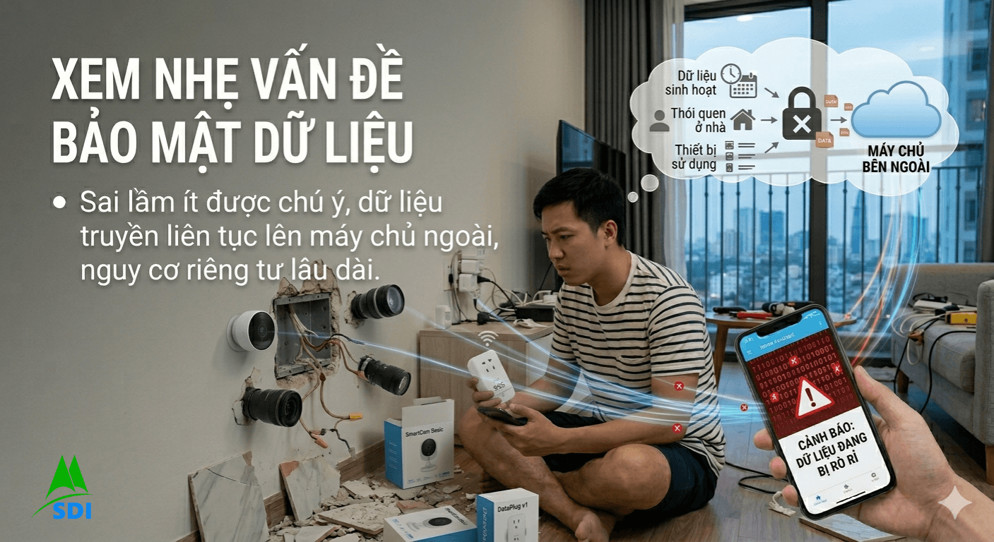 Xem nhẹ vấn đề bảo mật dữ liệu