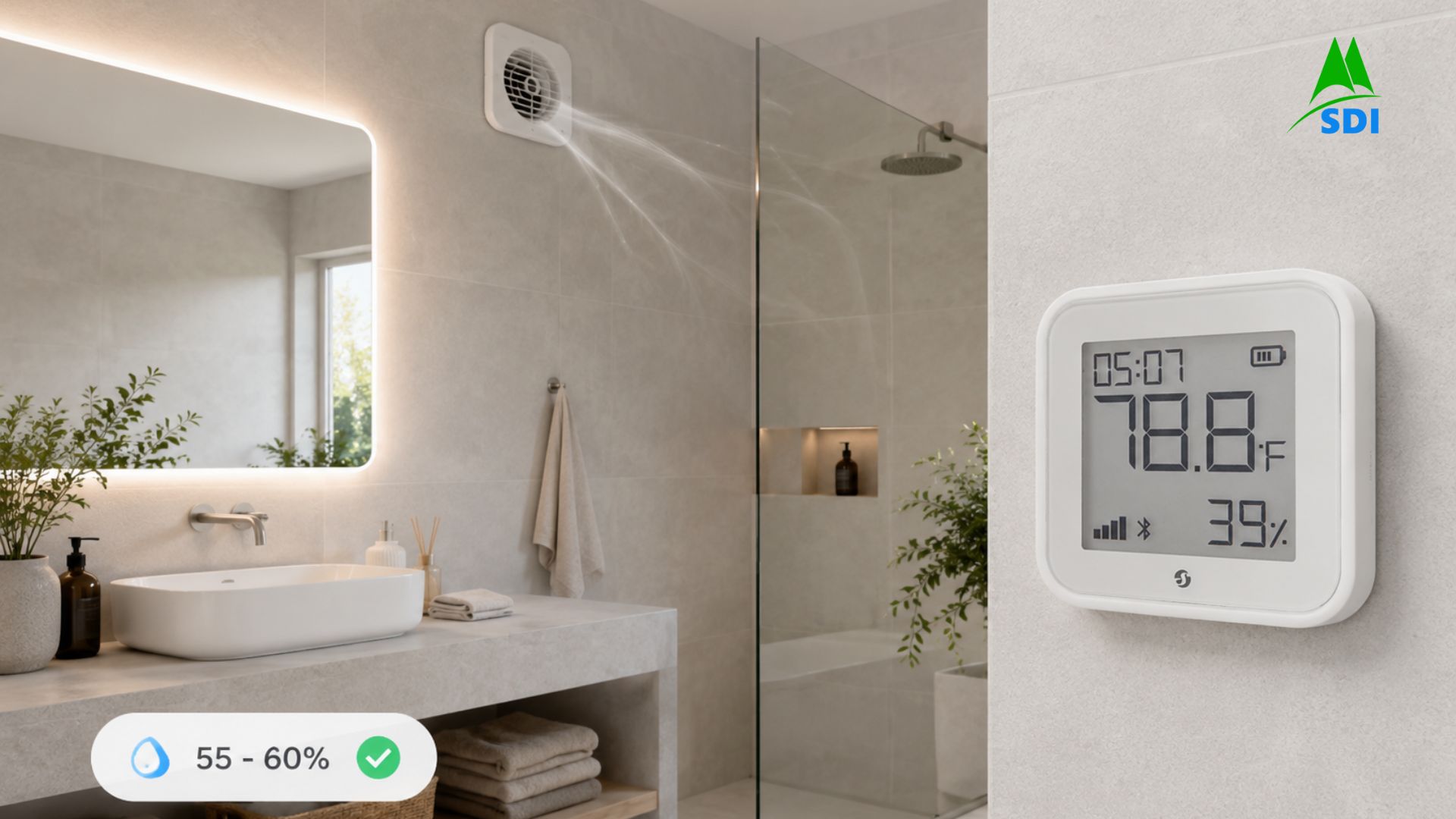 Cách Shelly H&T Gen3 Kích Hoạt Quạt Khi Độ Ẩm Tăng Cao