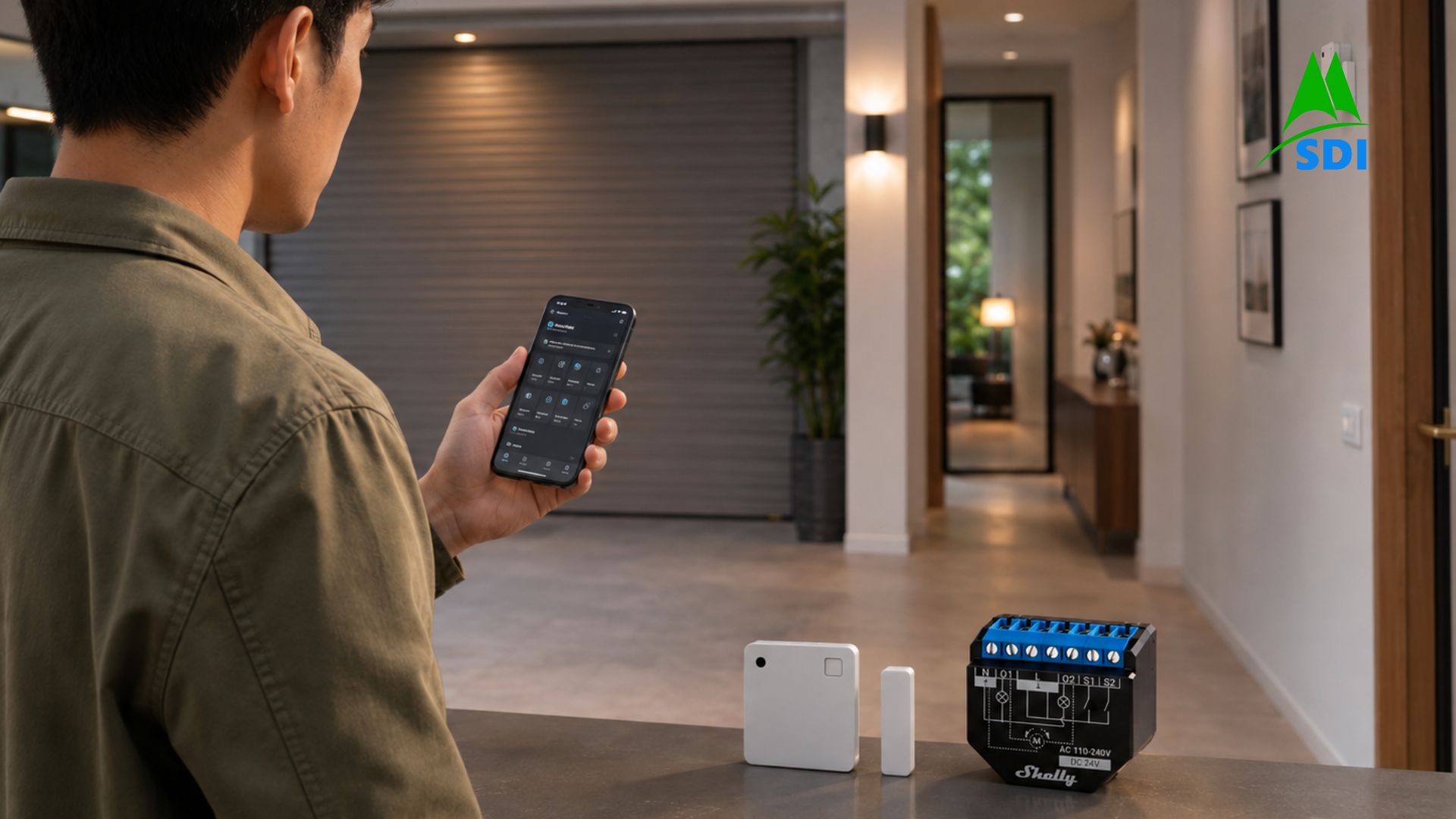 Điều khiển cửa cuốn từ xa cần đi cùng tư duy an toàn