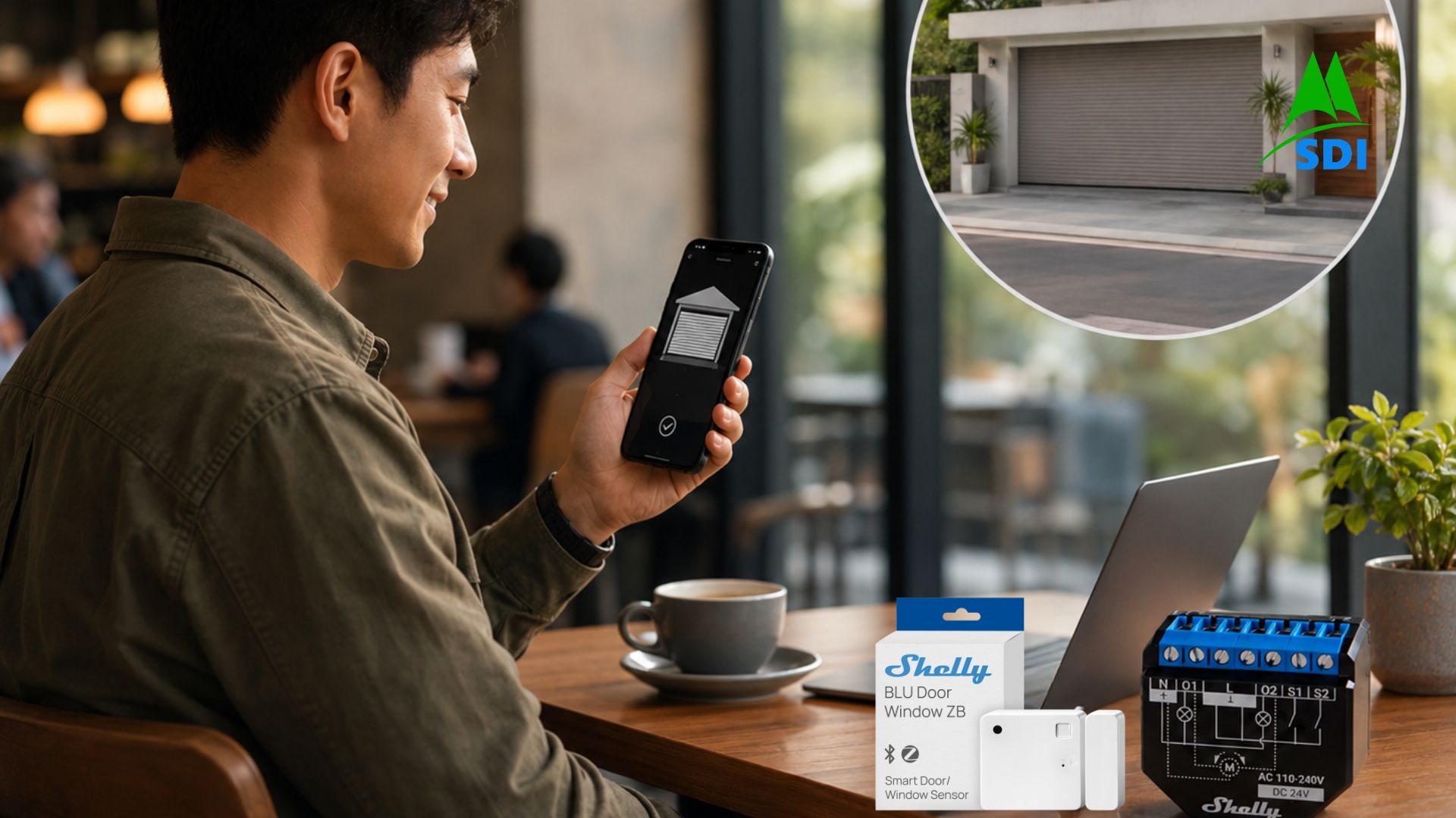 Điều khiển cửa cuốn từ xa: mục tiêu cuối cùng là bớt một việc phải lo