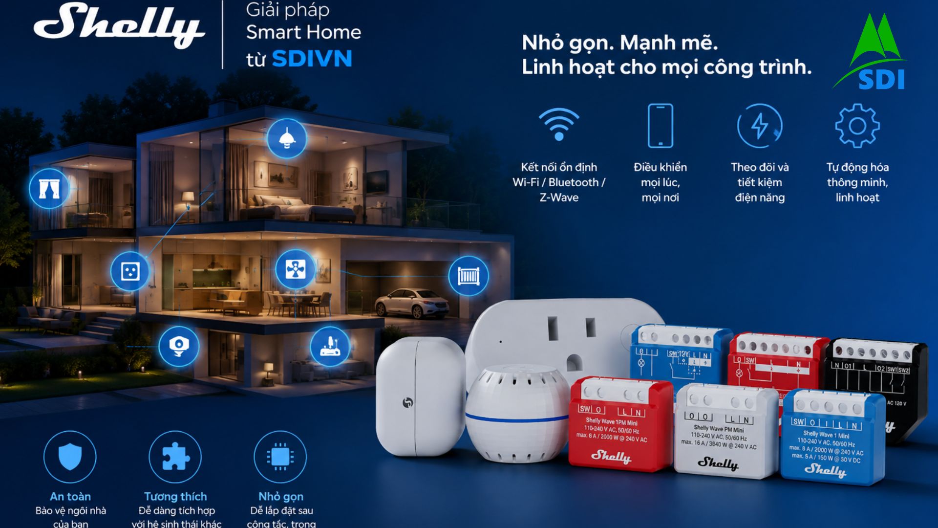 Giải pháp Shelly Smart Home từ SDIVN