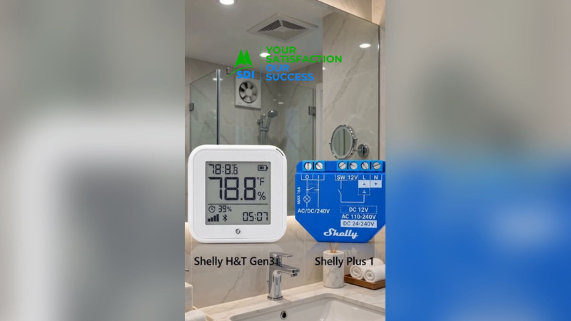 Kết Hợp Shelly H&T Gen3 Với Shelly Plus 1 Để Tự Động Hóa Quạt Hút