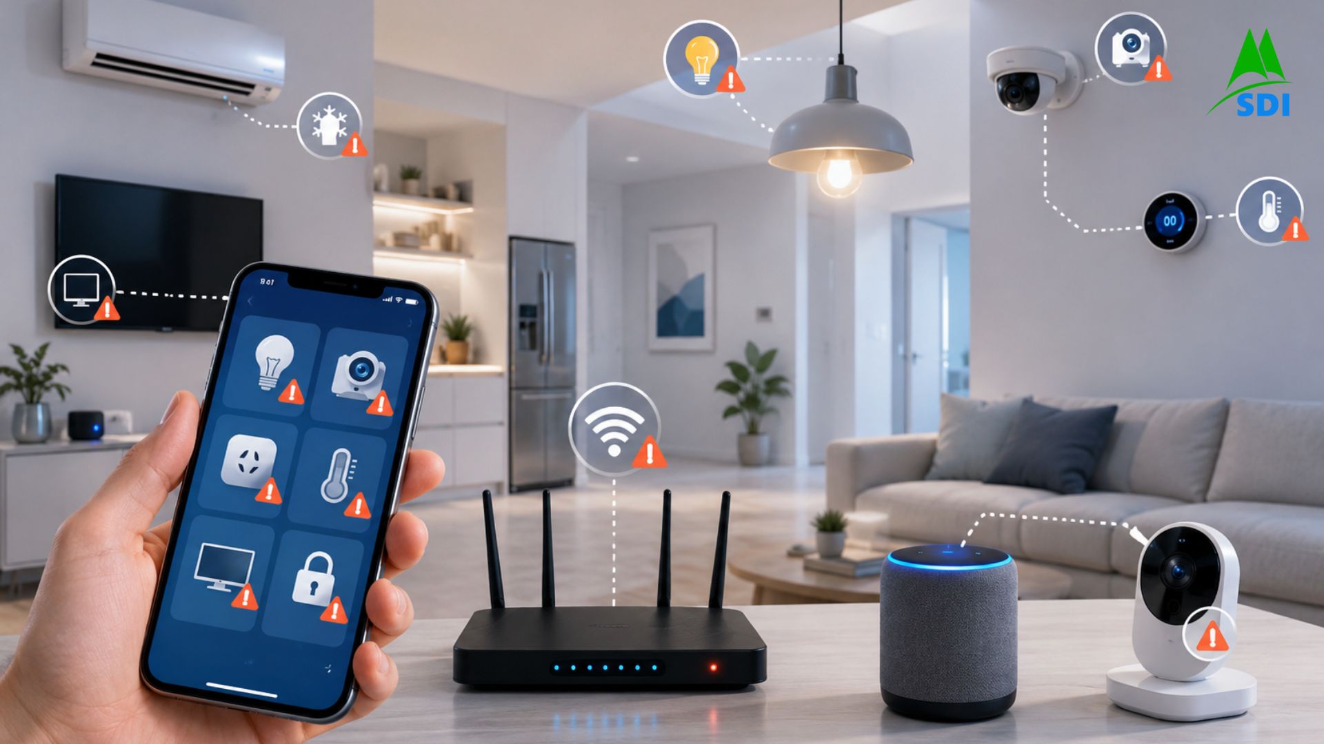 Smarthome bị lỗi với nhiều thiết bị nhà thông minh mất kết nối