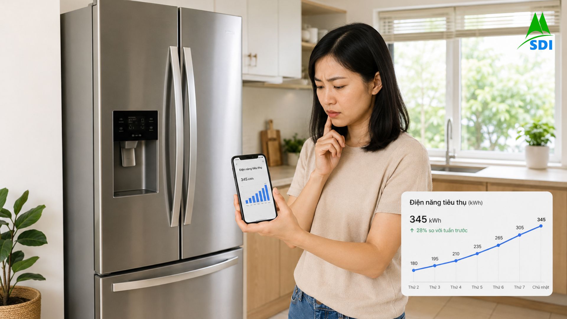 Tiền điện tăng có thể đến từ một thiết bị vẫn đang chạy